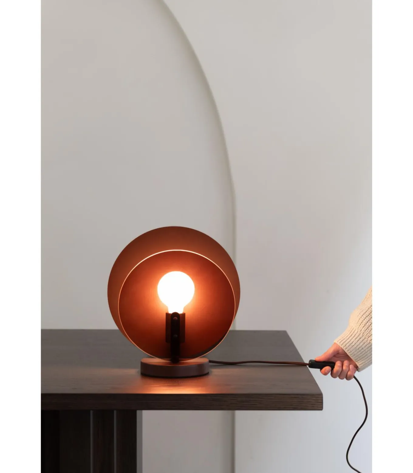 Tafellamp Toledo - Bruin - 22x30x32.5cm