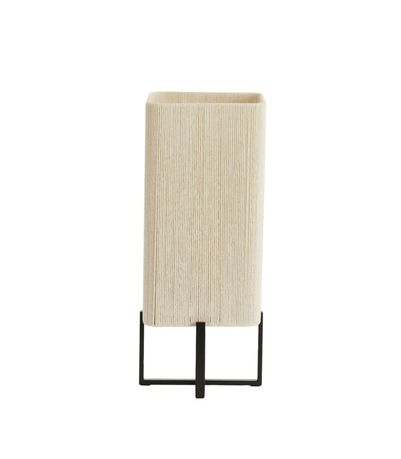 Tafellamp Wyn - Crème - 21.5x21.5x50.5cm