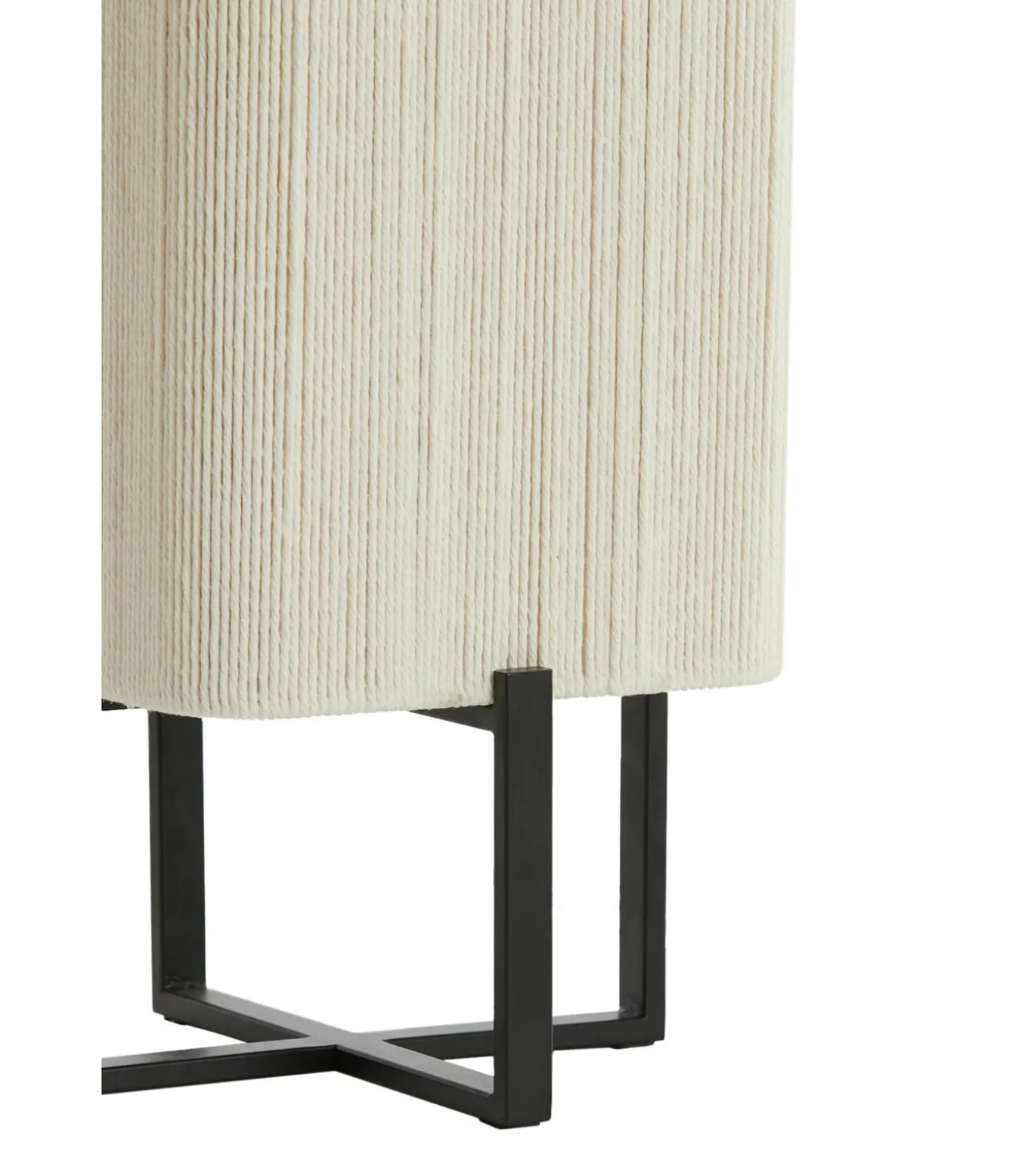 Tafellamp Wyn - Crème - 21.5x21.5x50.5cm