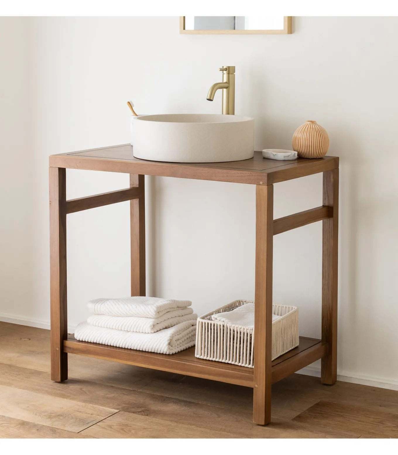 Teak badmeubel 80cm DEWI