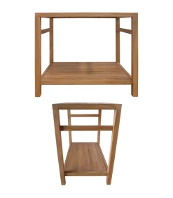 Teak badmeubel 80cm DEWI