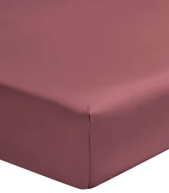 Teophile - Effen hoeslaken in biologisch katoen satijn