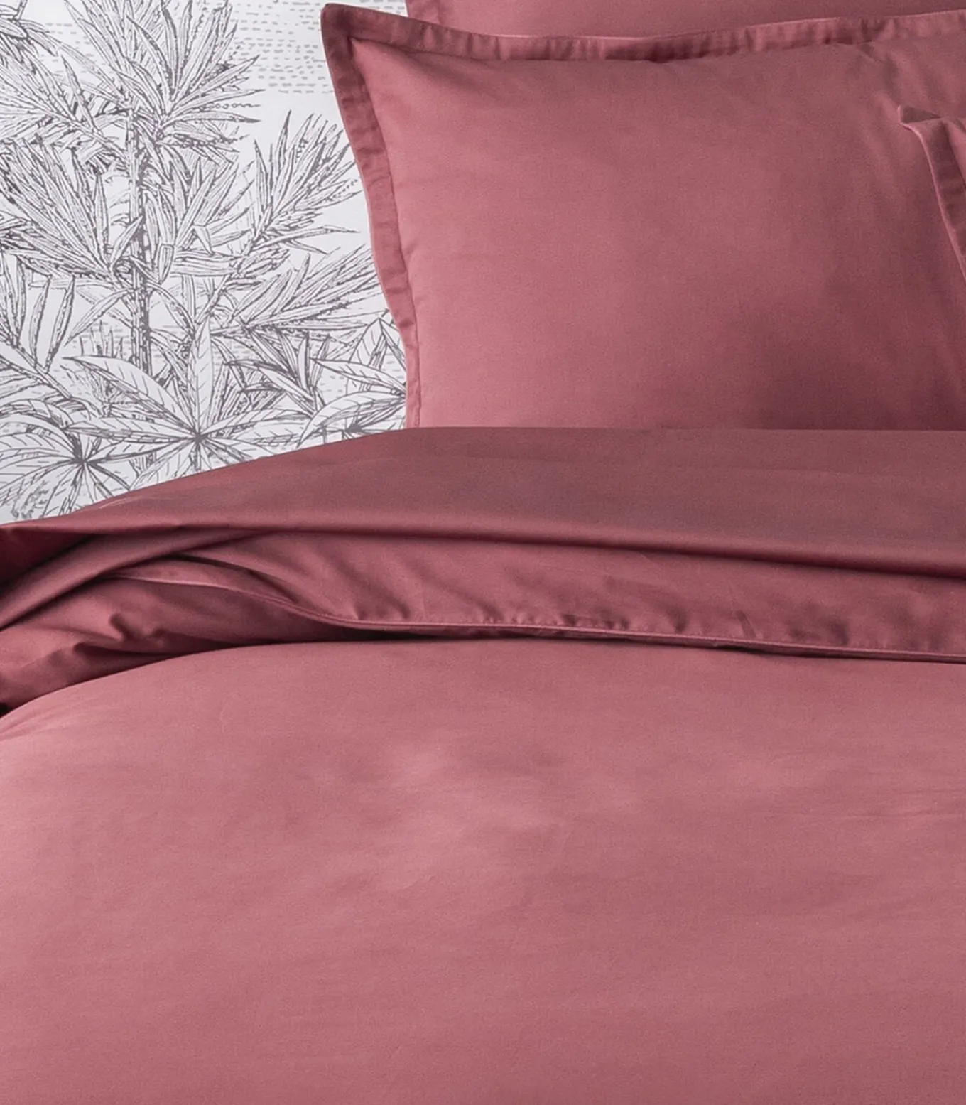 Teophile - Effen hoeslaken in biologisch katoen satijn