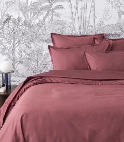 Teophile - Effen hoeslaken in biologisch katoen satijn