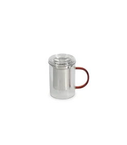 Theebeker 43cl met filter en deksel amber Liv