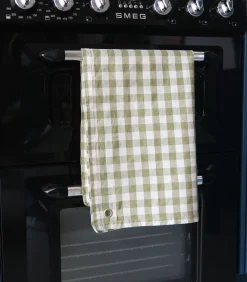 Theedoek van hennep en katoenmix, PASSION VICHY