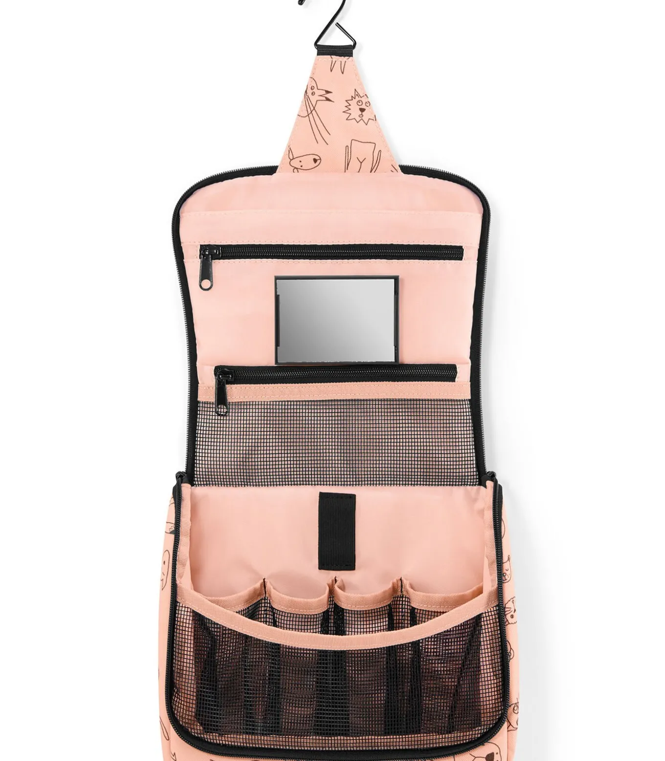 Toiletbag - Toilettas - Cats&Dogs Rose Roze