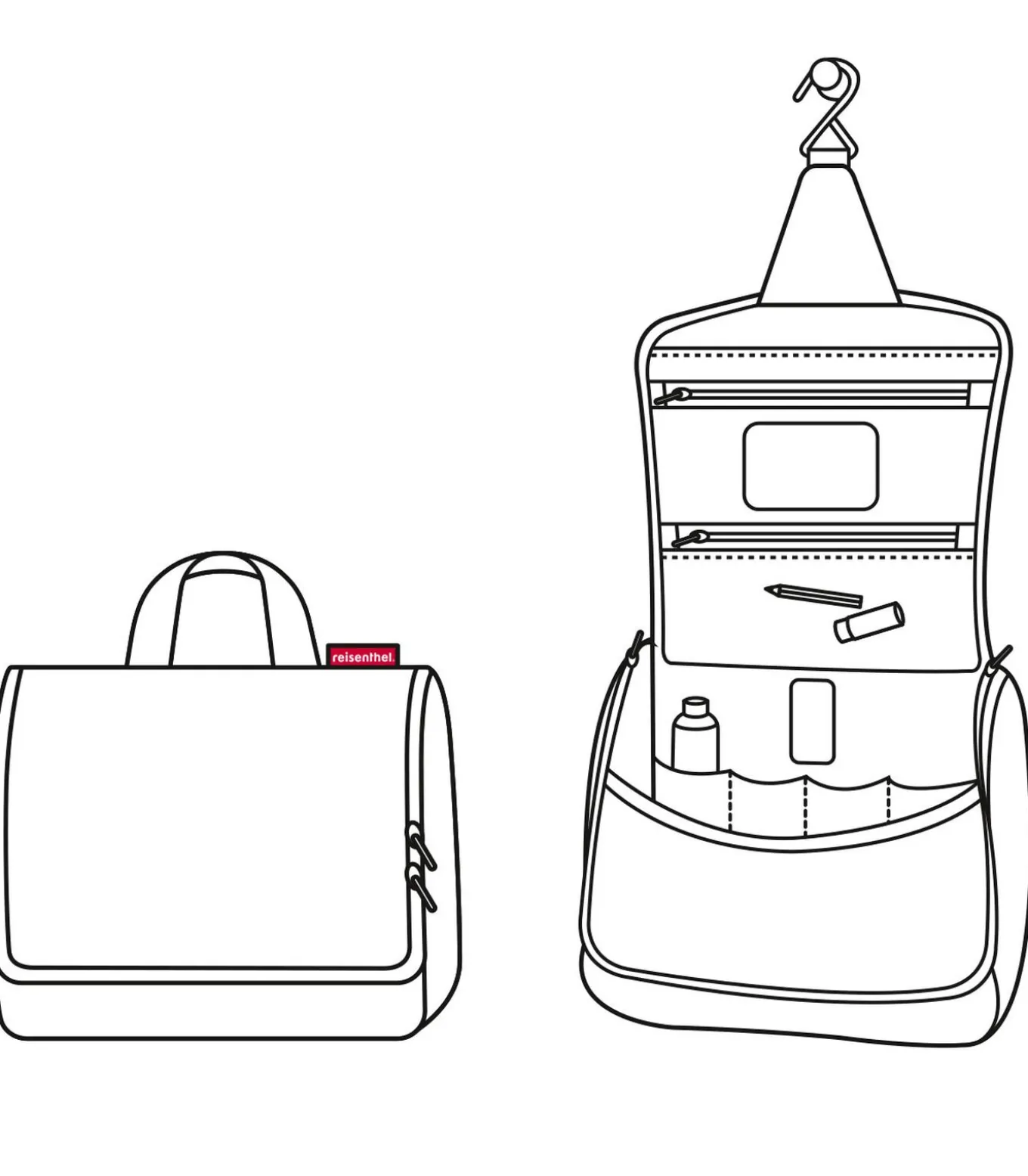 Toiletbag - Toilettas - Zwart