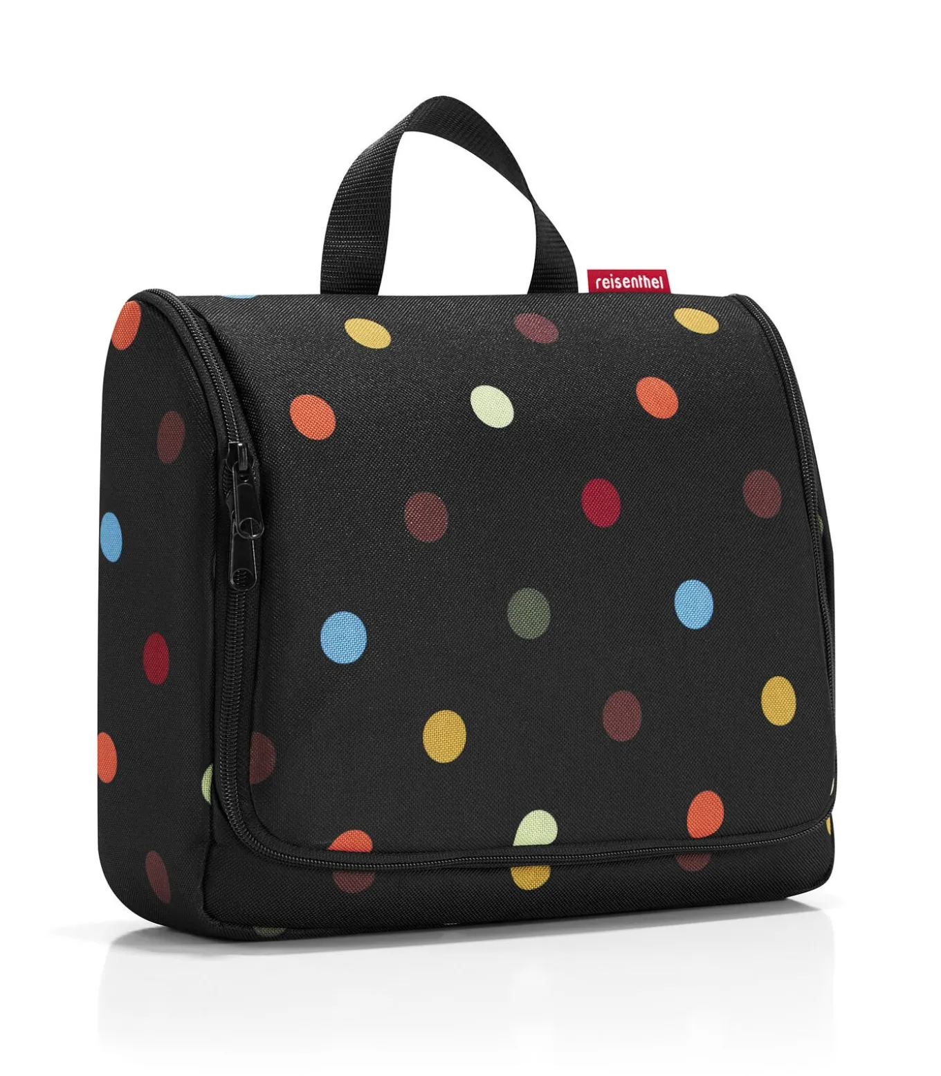 Toiletbag XL - Toilettas - Dots Zwart