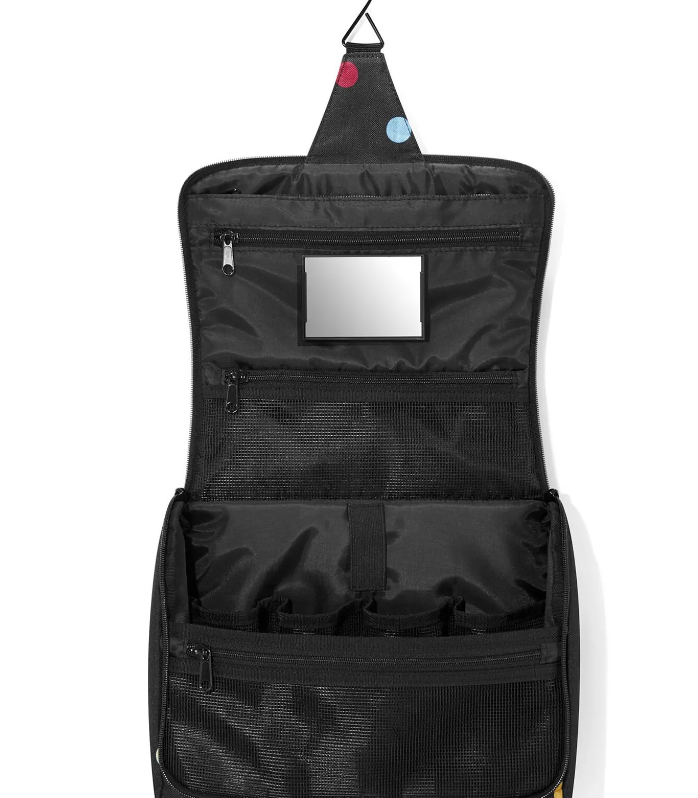 Toiletbag XL - Toilettas - Dots Zwart