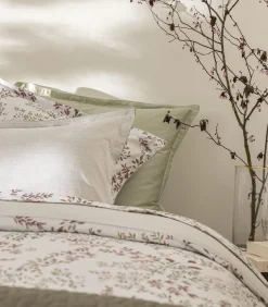 Tourbillon - Effen kussensloop in biologisch katoen satijn