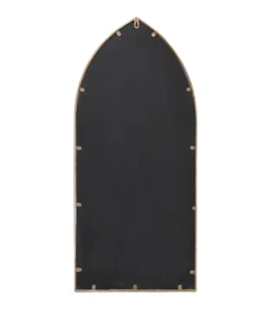 Tuinspiegel 100x45 cm ijzer zandkleurig