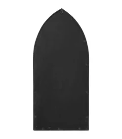Tuinspiegel 70x30 cm ijzer zwart