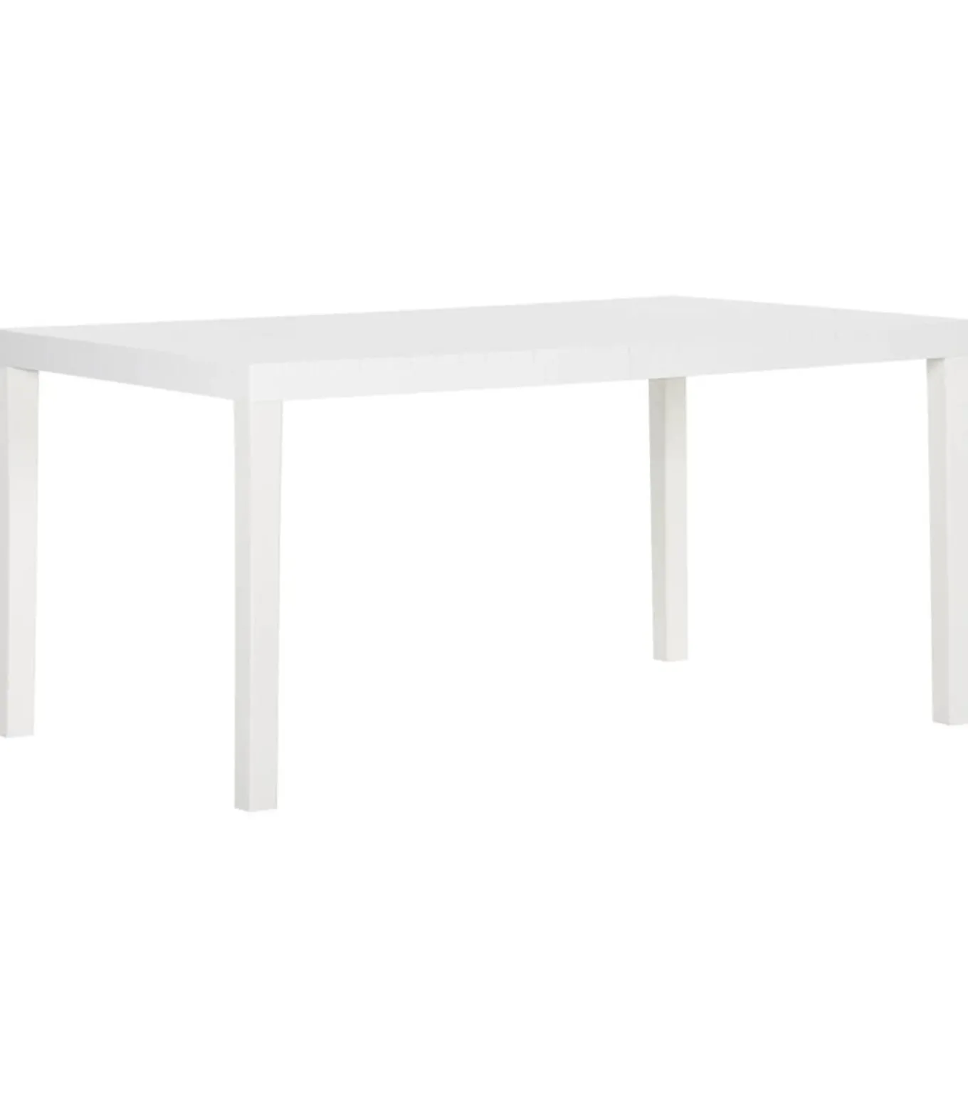 Tuintafel 150x90x72 cm polypropeen wit