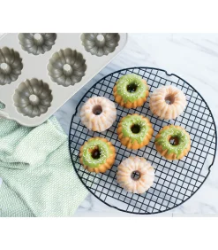 Tulband Bakvorm Anniversary Bundtlette Goud - 6 Tulbanden