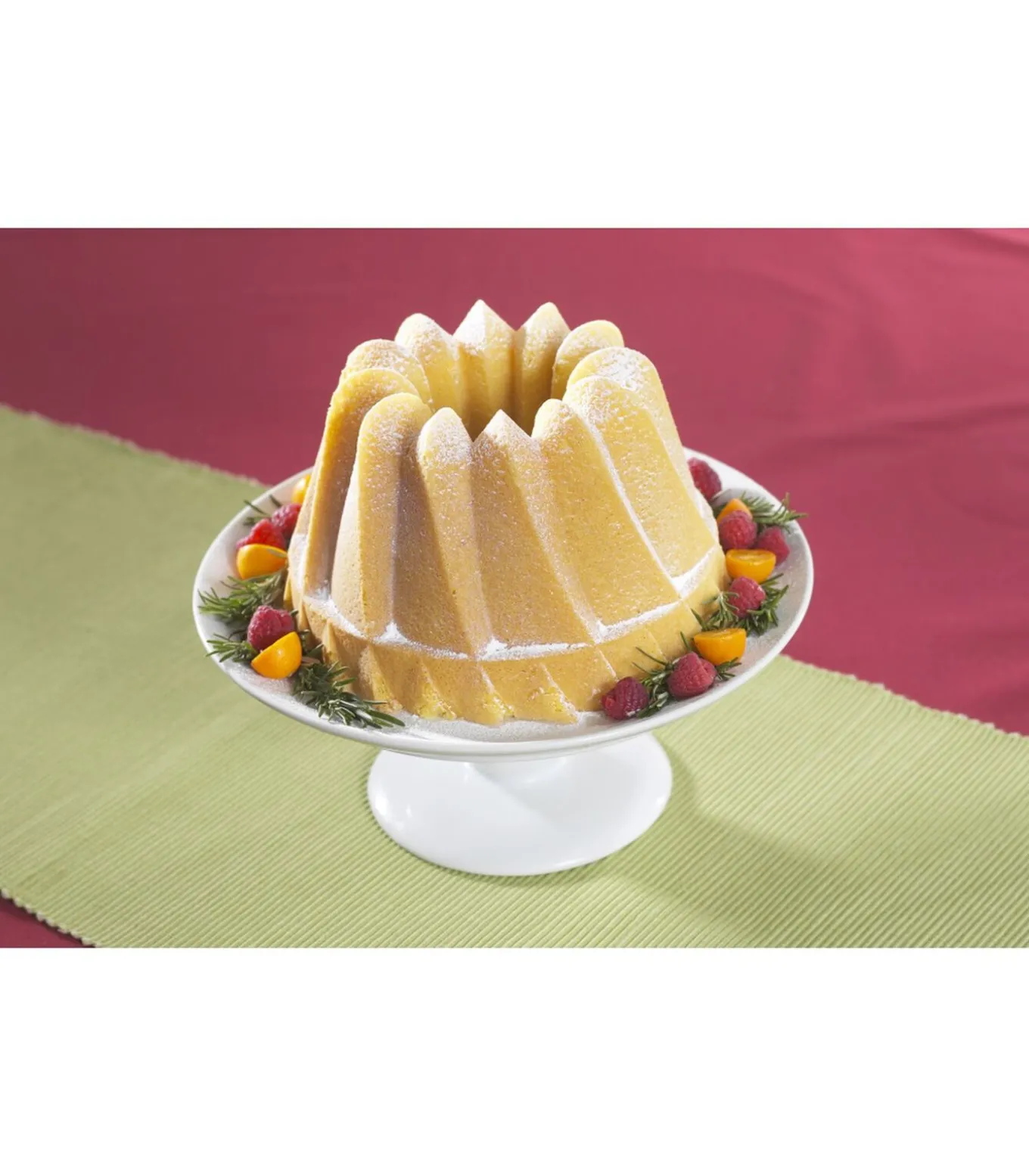 Tulband Bakvorm Kugelhopf Bundt Zilver ø 23 cm / 2.4 liter