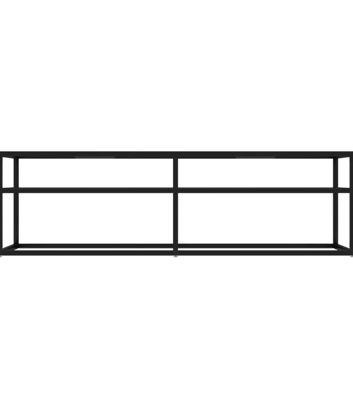 Tv-meubel 140x40x40,5 cm gehard glas transparant