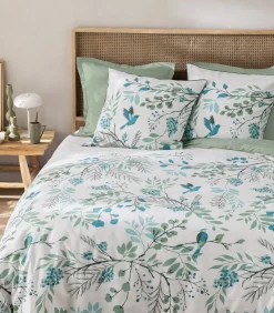 Tweepersoons beddengoedset met print, 100% katoen, PARADIS