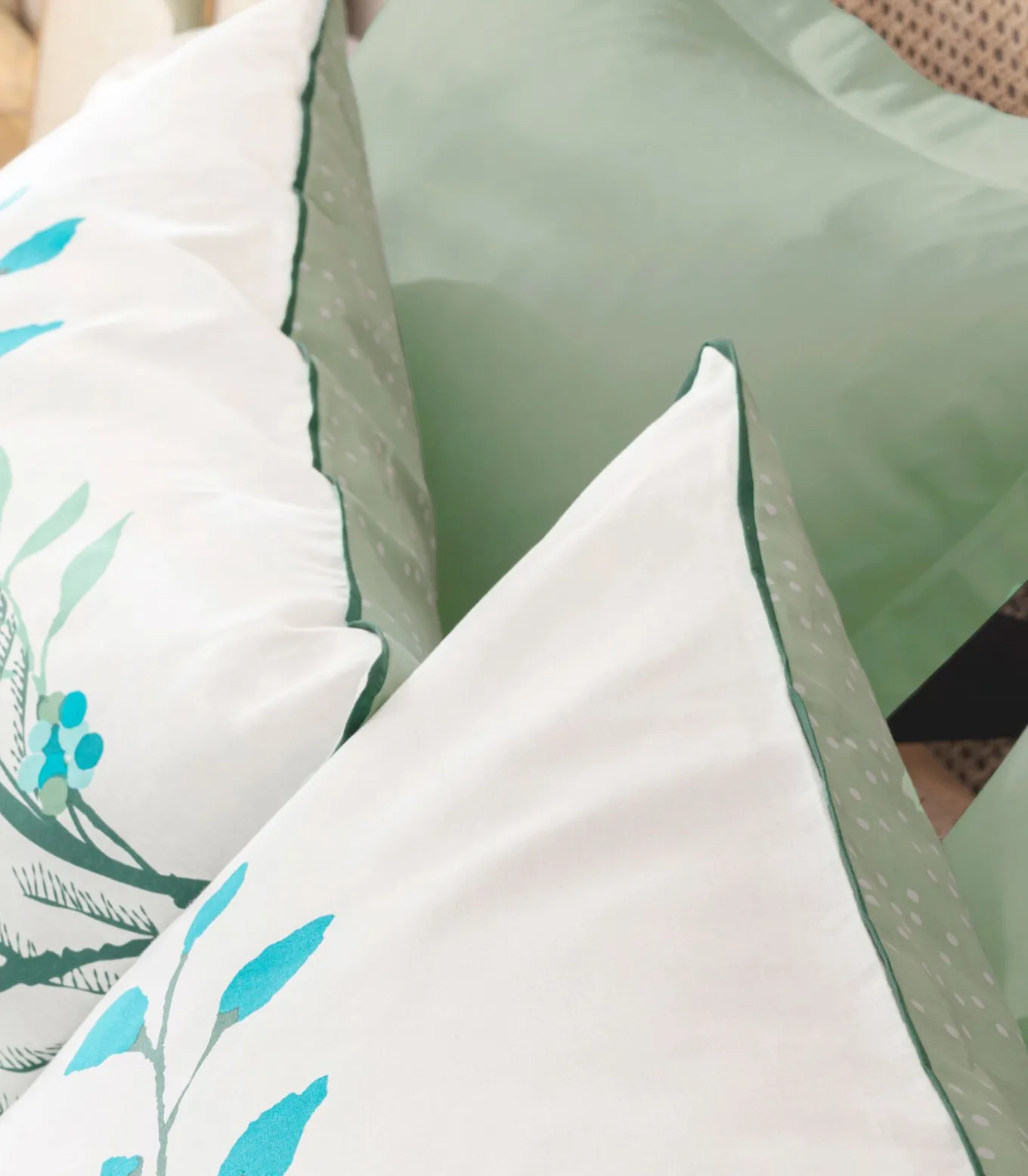 Tweepersoons beddengoedset met print, 100% katoen, PARADIS