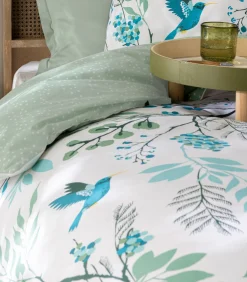 Tweepersoons beddengoedset met print, 100% katoen, PARADIS