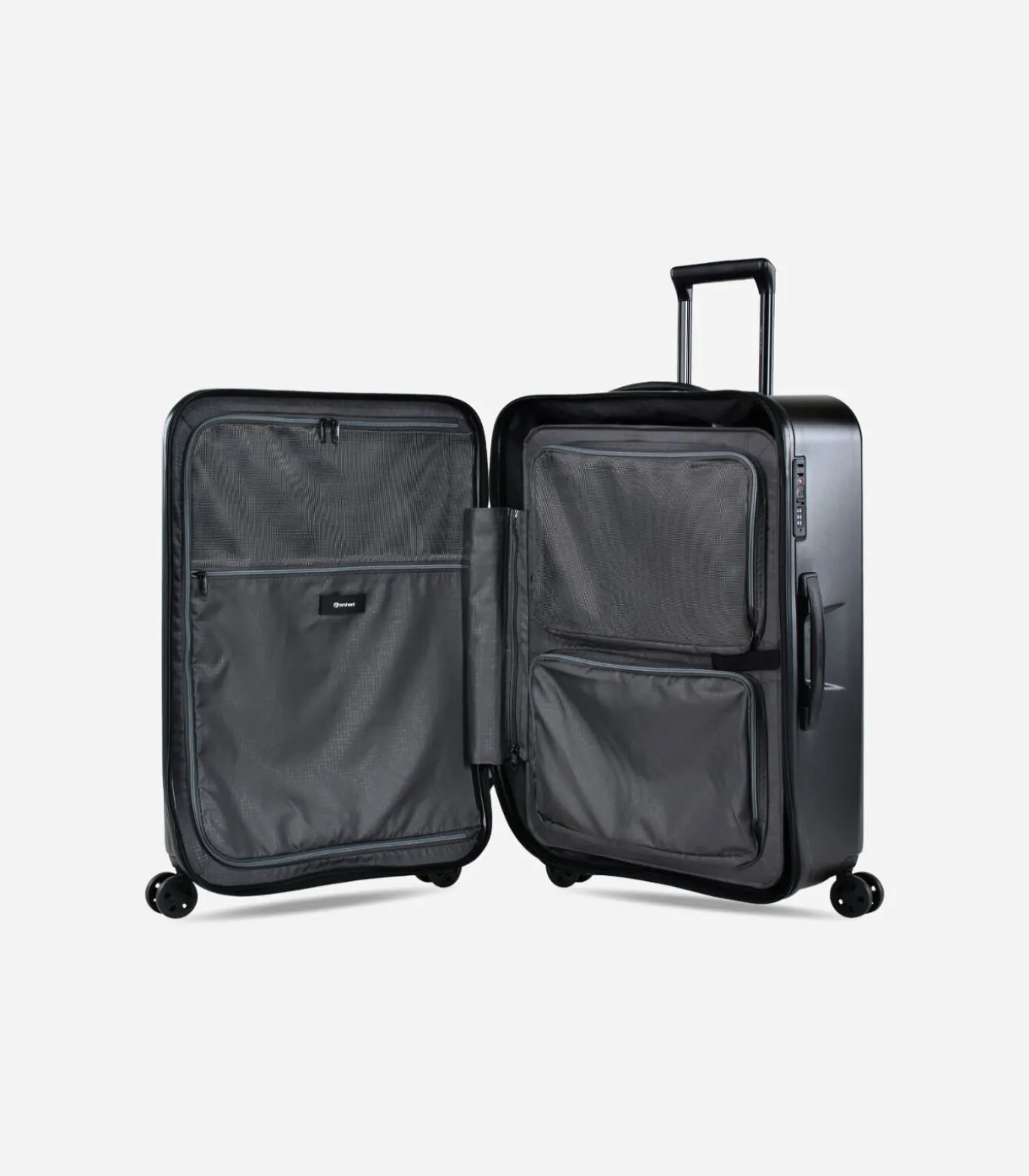 Twilight Handbagage Koffer 4 Wielen Zwart