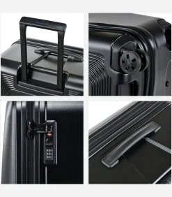 Twilight Handbagage Koffer 4 Wielen Zwart