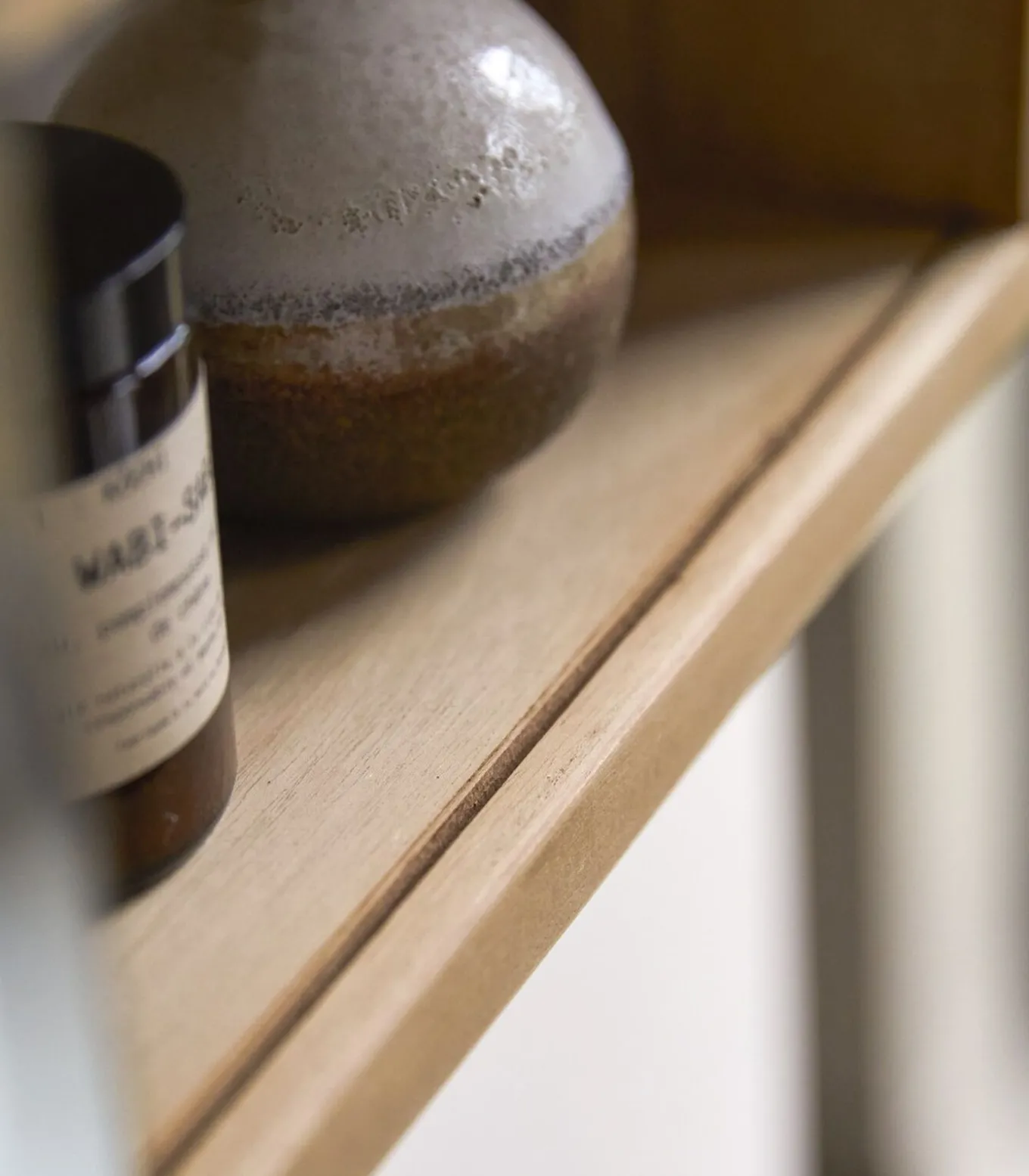 Typo - Toiletkastje van massief teakhout