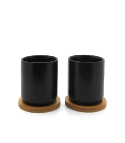 Umea Giftset 2 Theemugs 0,2l, zwart