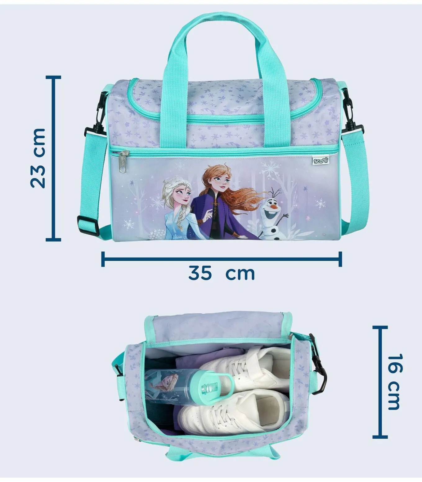 Undercover sporttas Disney Frozen - kindertas met Frozen print