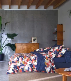 UTOPIA Cobalt - Dekbedovertrek Perkaal Katoen