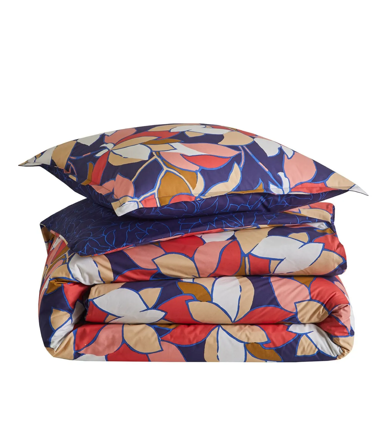 UTOPIA Cobalt - Dekbedovertrek Perkaal Katoen