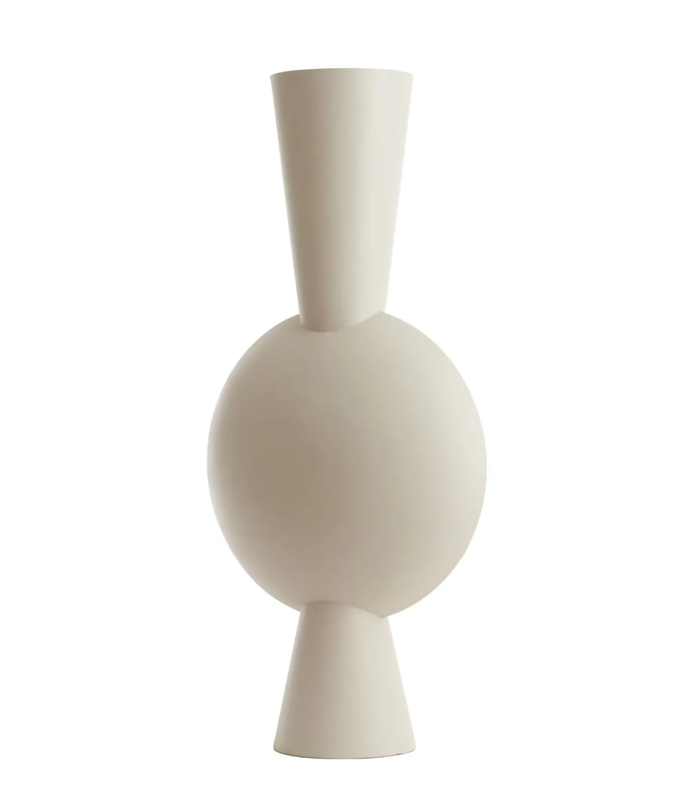 Vaas Kavandu - Wit - 47x26x100cm