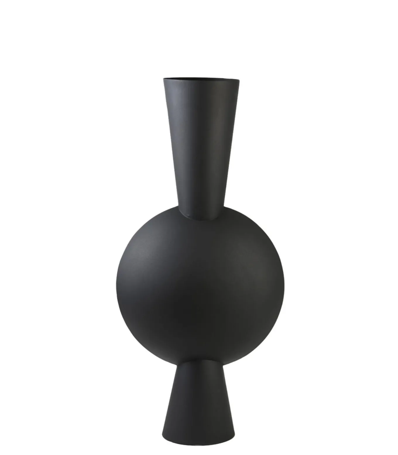 Vaas Kavandu - Zwart - 47x26x100cm