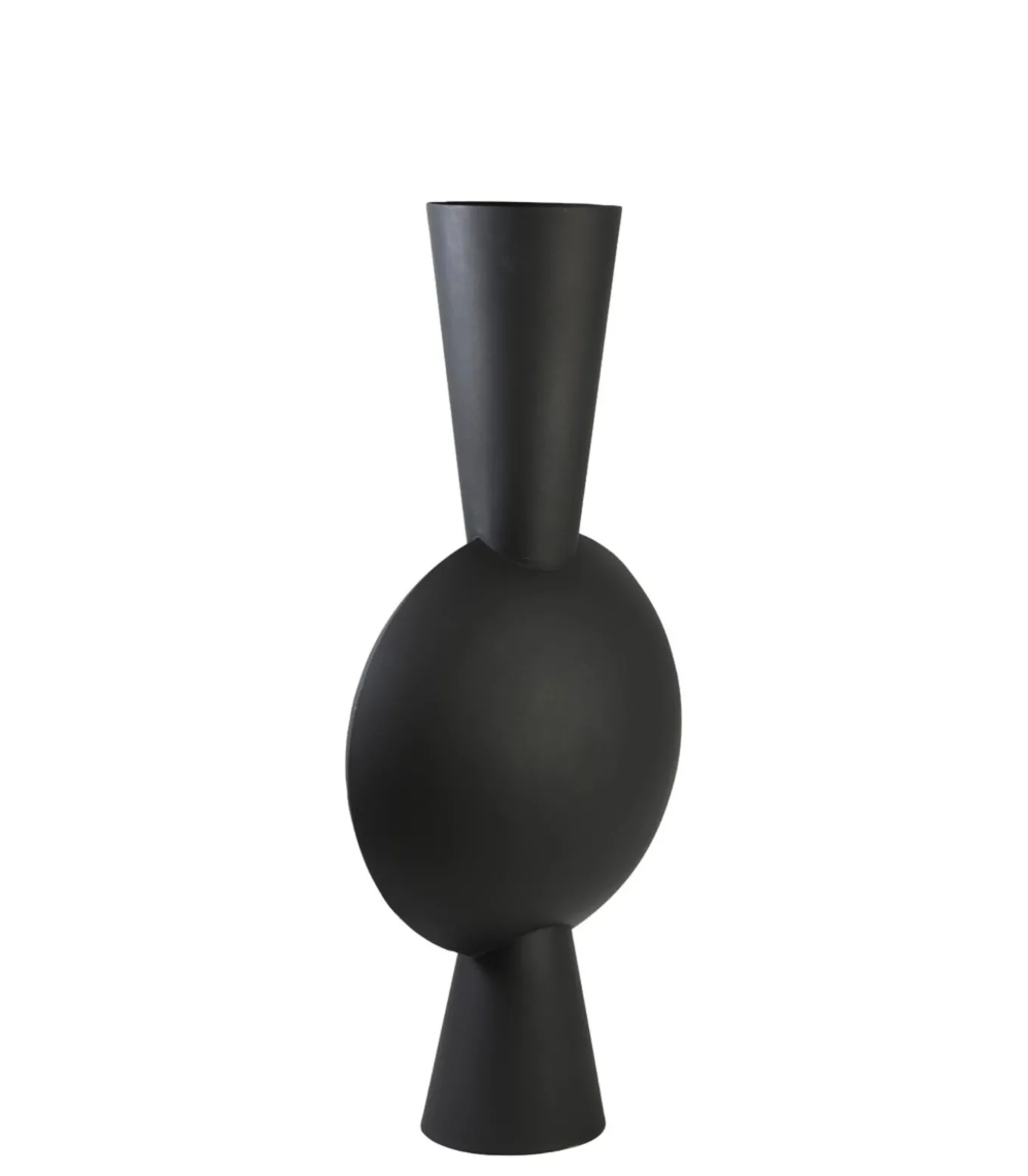 Vaas Kavandu - Zwart - 47x26x100cm