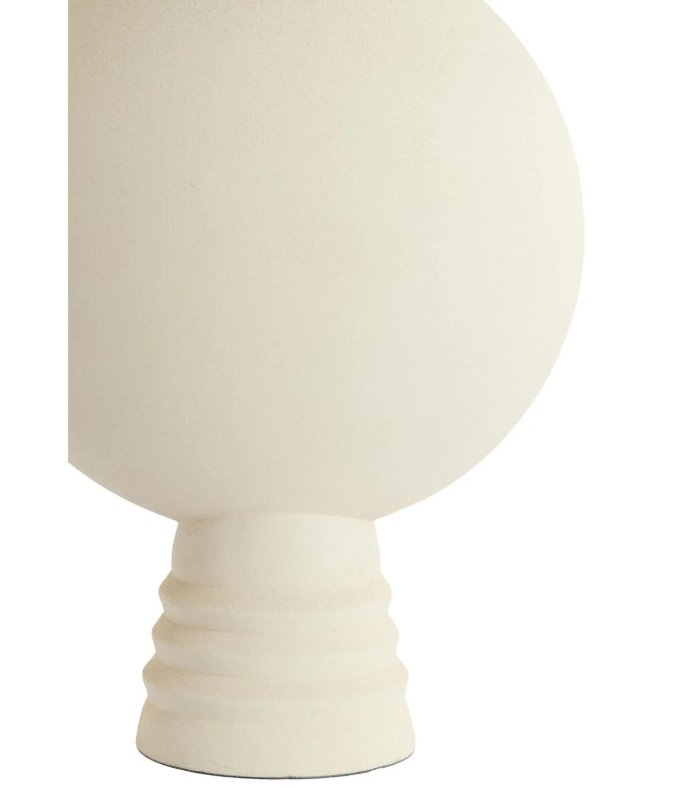 Vaas Kavansi - Mat crème - 21x21x60cm