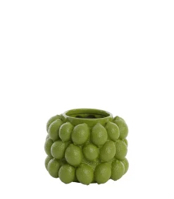 Vaas Lemon - Olijfgroen - Ø17.5cm