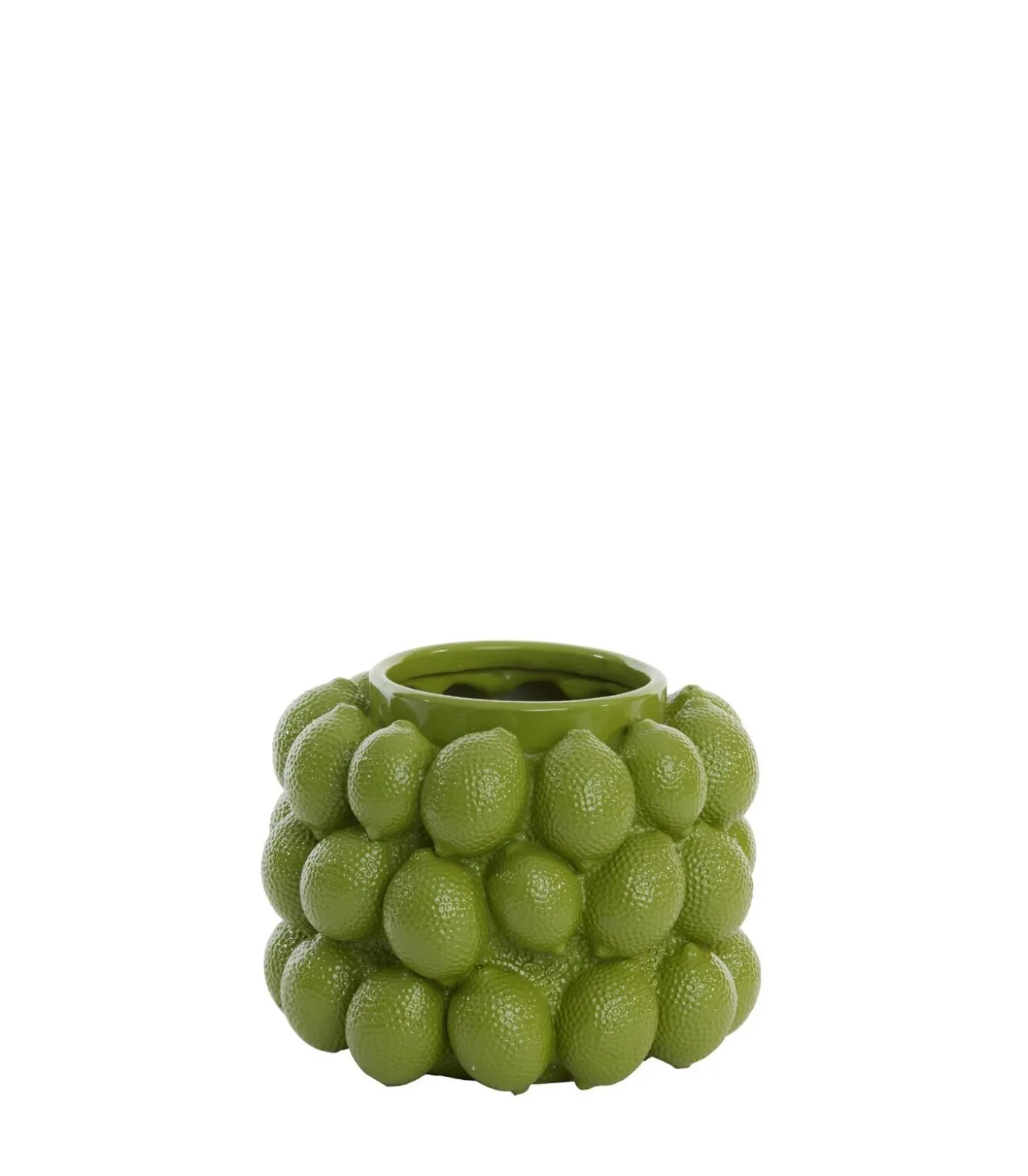 Vaas Lemon - Olijfgroen - Ø17.5cm