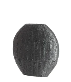 Vaas Nivica - Zwart - 40.5x11x40cm