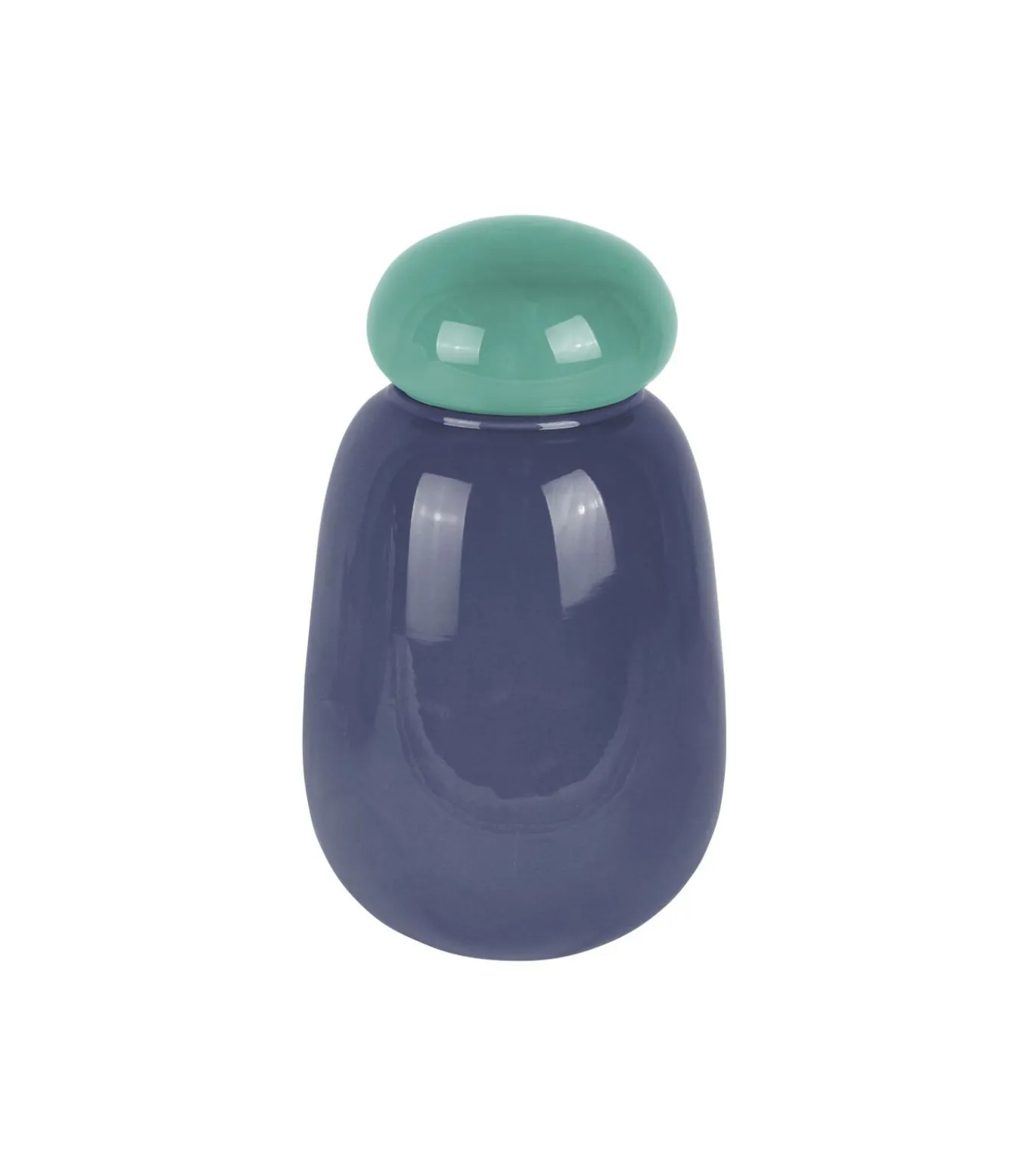 Vaas Nuevo Dulce - Donkerblauw - 12.5x12.5x22cm