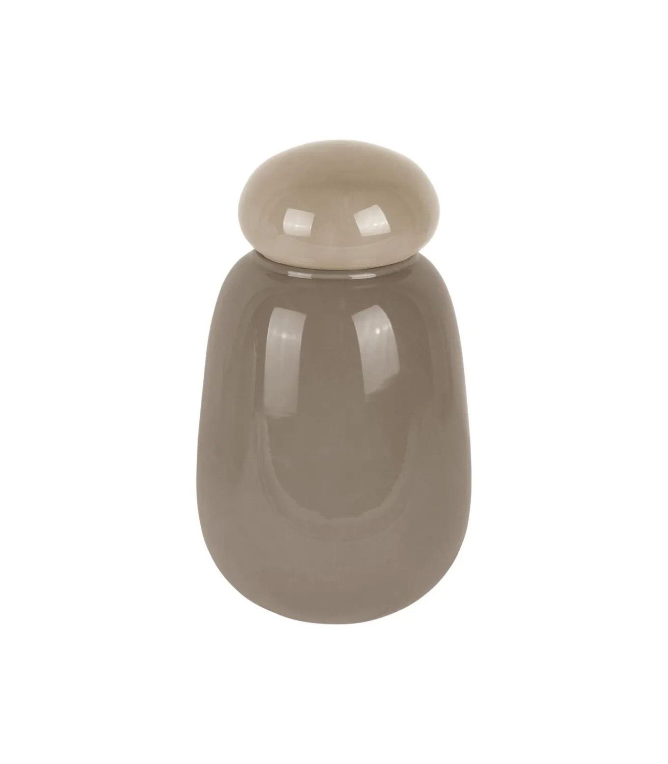 Vaas Nuevo Dulce - Donkergrijs - 12.5x12.5x22cm