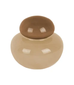 Vaas Nuevo Dulce - Zachtbruin - 13.5x13.5x13.5cm