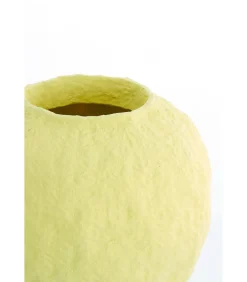 Vaas Pantoja - Mat Geel - Ø45cm