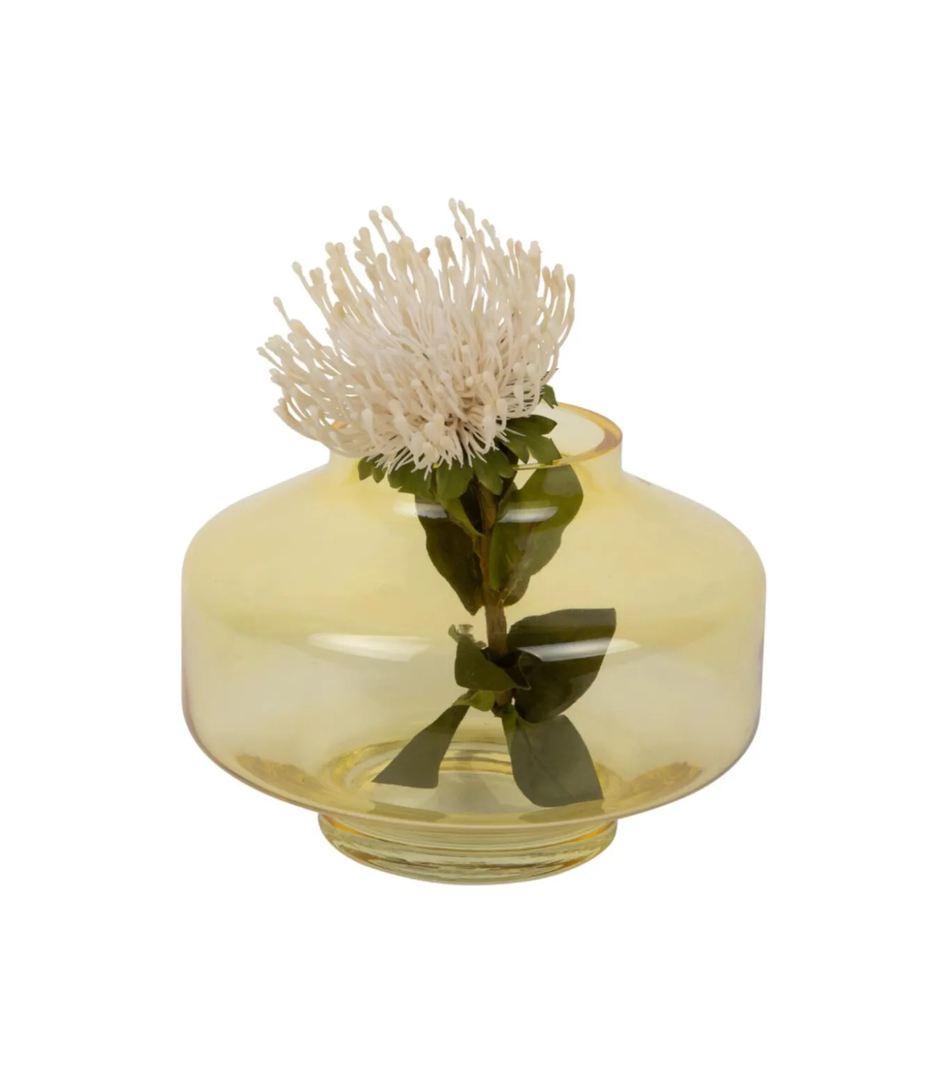 Vaas Pasmoso - Geel - 22x22x16.5cm