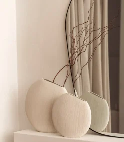 Vaas 30xH29cm beige Vico