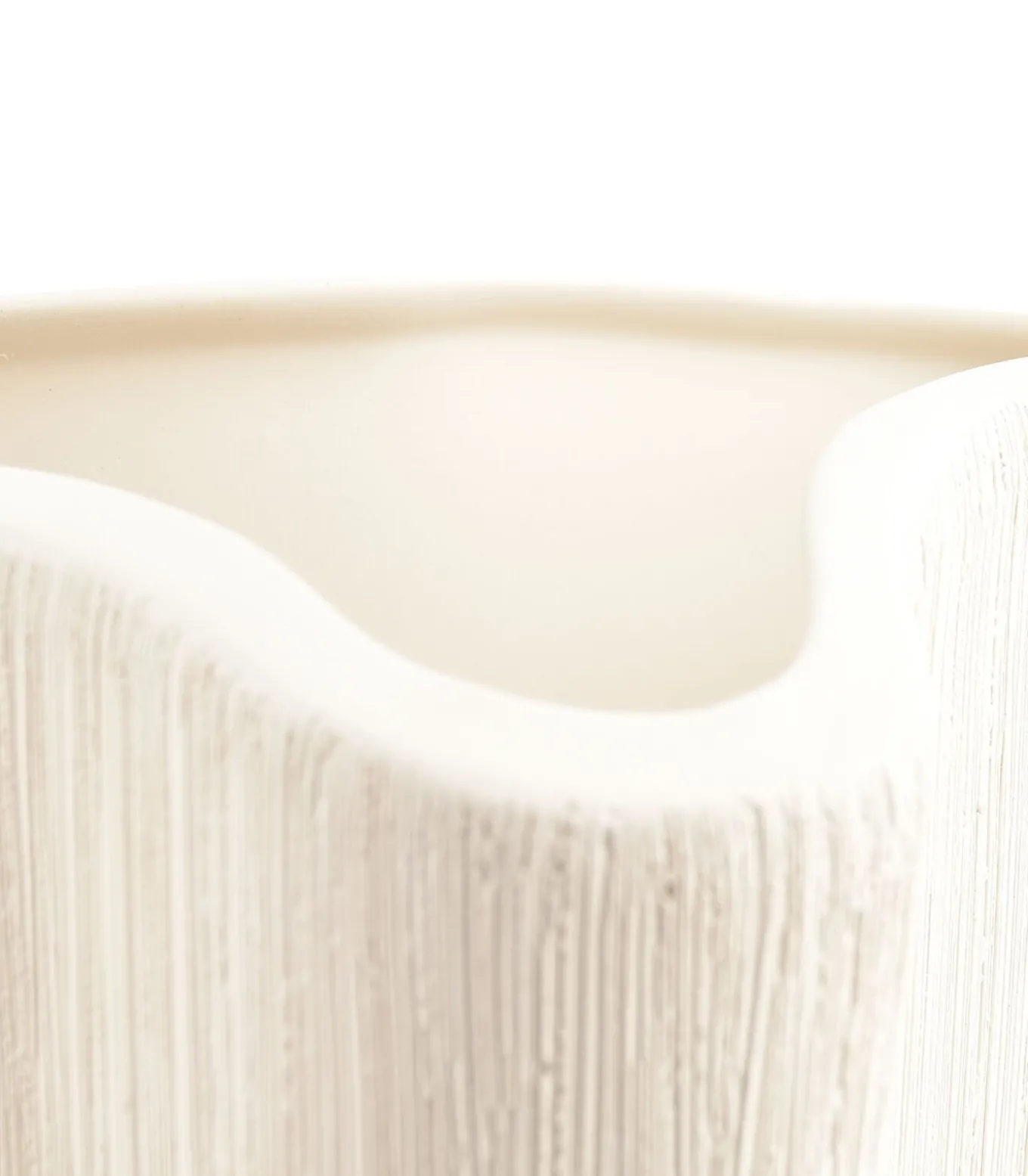 Vaas 28,5xH27cm beige Vico