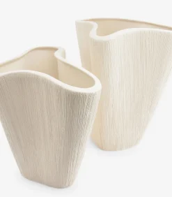 Vaas 28,5xH27cm beige Vico