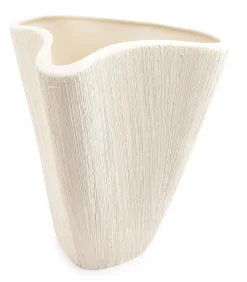 Vaas 28,5xH32,5cm beige Vico