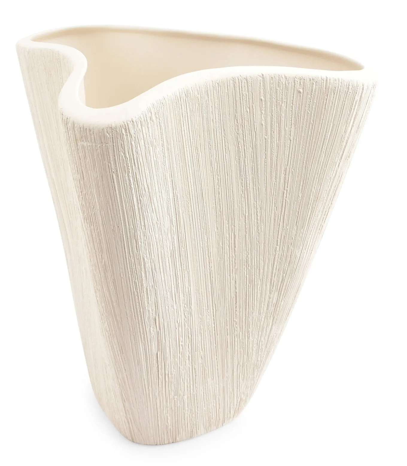 Vaas 28,5xH32,5cm beige Vico