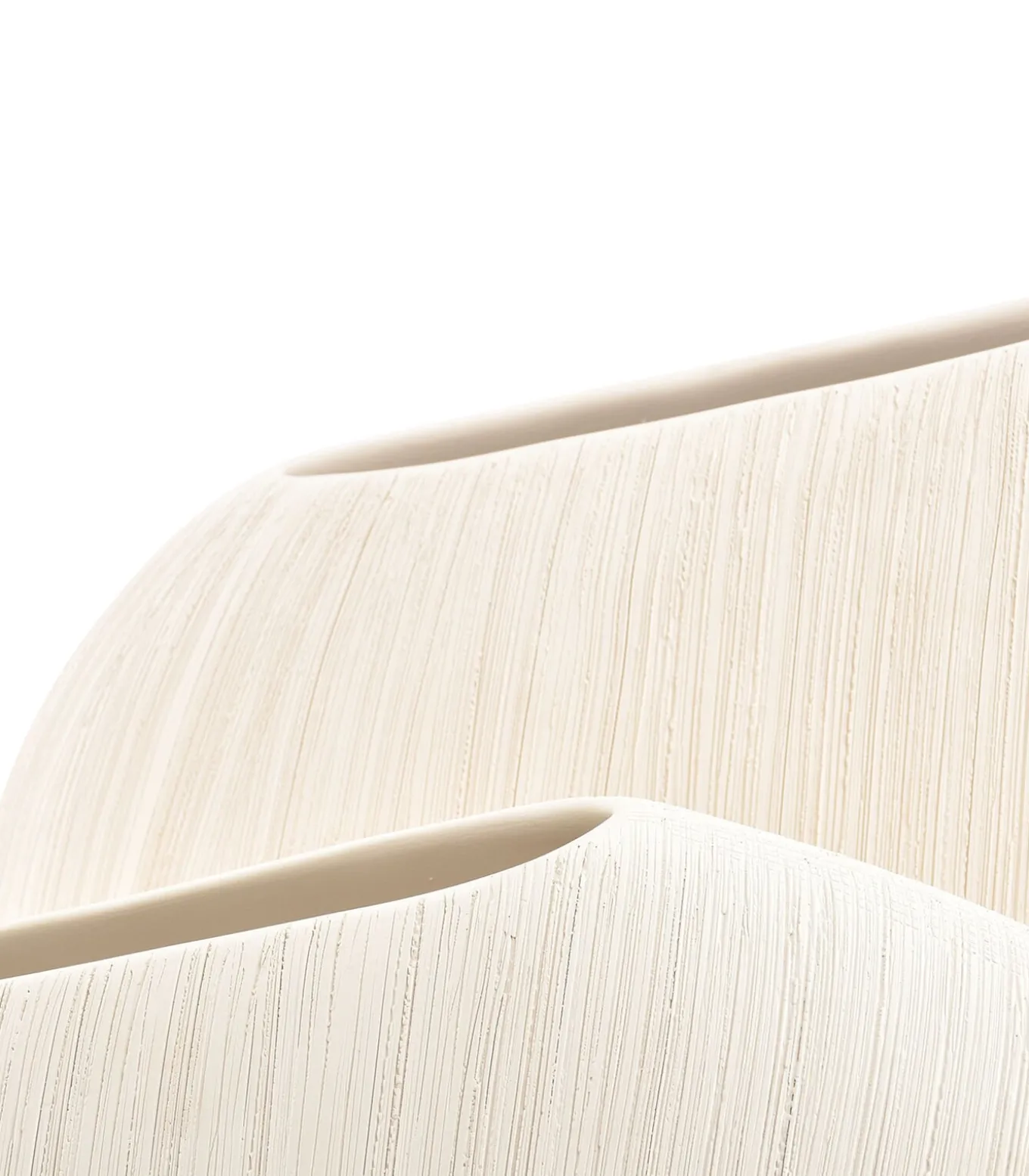 Vaas 43xH27,5cm beige Vico