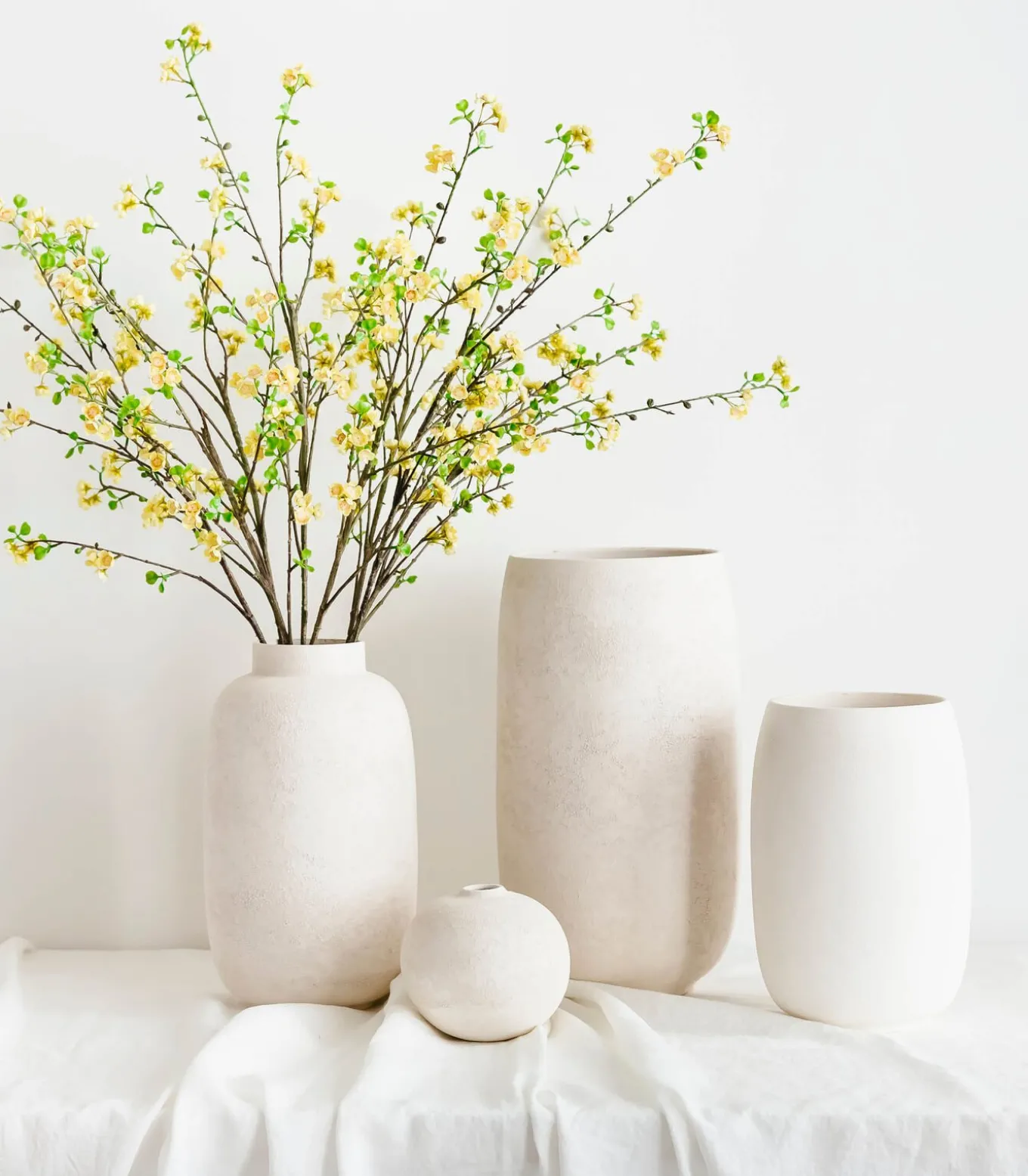 Vaas 14,5xH13cm wit Bullet